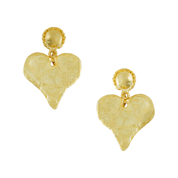 Details - Givenchy Heart Earrings - Sue's Jewelry